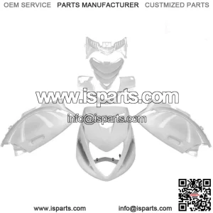 Set Fairings 6 Pieces White STR8 Piaggio 50 Zip Sp 2T LC 2001-2014
