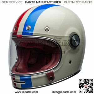 Full-Face BELL BULLITT Command Gloss Vintage White Red Blue