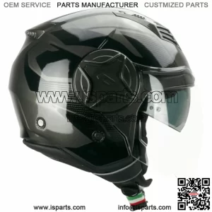 Helmet Demi Jet CGM 169G ILLI SPORT Graphite/Black