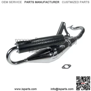 Silencer TECNIGAS Q-Tre Minarelli Horizontal Homologated Chrome Neos Aerox 50 2T