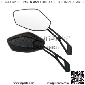 2 Mirrors Infinity M10 Logo White For Suzuki 600 GSR 2006-2010