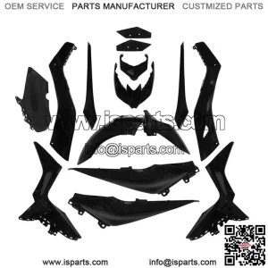 Set Fairings T4TUNE 15 Pieces Matte Black For Yamaha X Max 125 300