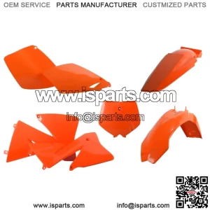 Set Fairings Plastic Complete Orange For KTM 520 SX 4T 2001-2002
