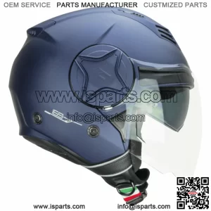 Helmet Demi Jet CGM 169A ILLI MONO Blue Satin