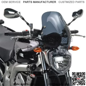 Set Complete Windscreen & Brackets Yamaha 600 FZ6 R 2004-2006