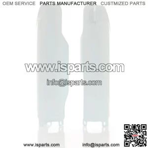 0011622.030 Pair Rod Boots Fork For Honda 50 Derapage Comp 2003 White