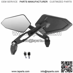 Pair Of Mirrors Street with Logo Red For Suzuki Dr-Z Dr Z