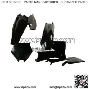 Set Fairings Plastic Complete Black For KTM 250 SX 2T 2005-2006