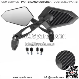 Mirrors Street Limited Approved Logo Silver Ducati Monster Streetfighter Hype