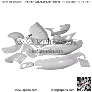 Set Fairings Of 15 Pieces White STR8 Gilera 180 Runner Vxr 4T 2000-2001