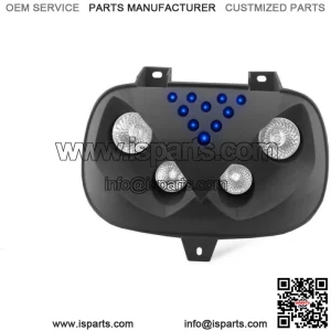 Mask Light 4 Lights Halogens Black LED Triangle MBK Booster '88'/03 Yamaha BW'S