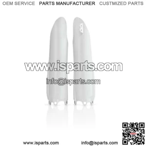 ACERBIS Pair Rod Boots Fork White For Yamaha 250 YZ 2008-2014