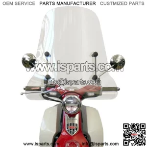 Windscreen Locksmiths Clear Top High for Honda 125 C 125 A Super Cub 2018-201