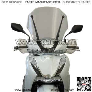 Windscreen Locksmiths Smoke Clear Summer for Honda 350 Sh 2021-2021