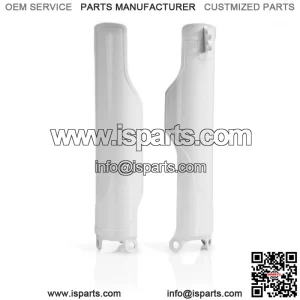 ACERBIS Pair Rod Boots Fork White For Honda 450 Crf X 2005-2018