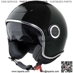 PIAGGIO 605915MM Approved Helmet For Vespa VJ1 M 57-58CM Black With Visor Grp 95