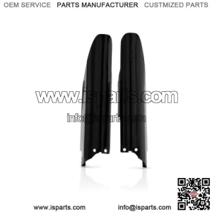 ACERBIS Pair Rod Boots Fork Black For Suzuki 450 Rmz 4T 2007-2017