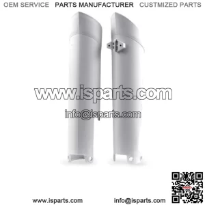 ACERBIS Pair Rod Boots Fork White For KTM 125 SX 2T 2008-2014