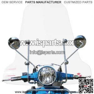 Faco Windscreen High Complete Piaggio Vespa Px 125 - 150 - 200 1 Type 1977-1983