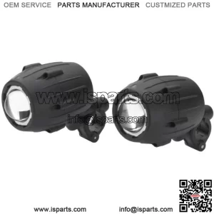 GIVI S310 Pair Spotlights Spare Halogens Motorcycle With Wiring And Button