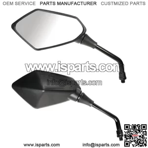 PAIR OF KABA BLACK LOGO ORANGE APPROVED MIRRORS PER KTM 1090