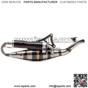 Silencer Exhaust Scooter YASUNI R Black Minarelli Horizontal TUB902B