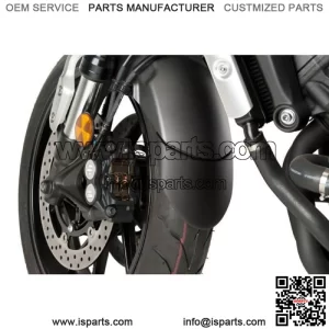 PUIG BLACK FRONT FENDER SPRAY FOR SUZUKI 650 SV 2016-2018