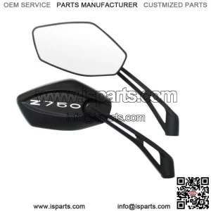 MIRROR MIRRORS M10 RED LOGO FOR KAWASAKI Z750 MANURBIO MOT