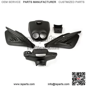 Set Fairings 5 Pieces Matte Black MBK Booster Next NG 50 1995-2014