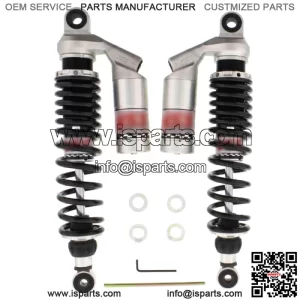 Pair Shock Absorbers Rear Adjustable For Kawasaki ZRX 1200 C 2001-2002