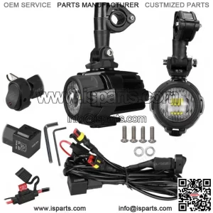 Spotlights LED Fog Lamp Cables & Switch Motorcycle Moto Guzzi 750 V7 II Racer