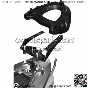 KR116 Luggage Rack with Plate Monokey For Suzuki GSR 600 (06 > 11)