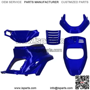 366200 Set Fairing MBK Booster Spirit Yamaha BW'S Bws Blue Metalizato 93/0