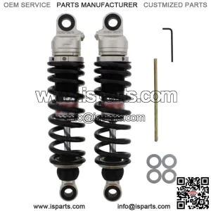 Pair Shock Absorbers Rear Adjustable for Honda VTX 1800 C 2004