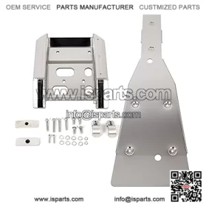 Full Chassis Glide & Swing Arm Skid Plate Compatible with 2003-2008 Suzuki LTZ400 Z400 Kawasaki KFX400 Arctic Cat DVX400 Guard Bottom Frame Engine