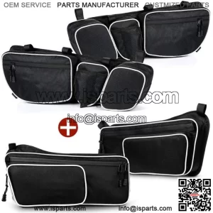 UTV Front & Rear Side Door Storage Bags for 2017-2023 Can-Am Maverick X3 Turbo