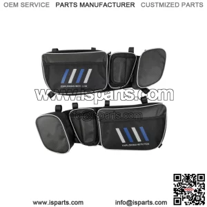 For Can Am Maverick X3 2017-2023 UTV Front Side Door Storage Bags w/ Knee Pad