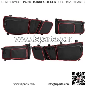 KEMIMOTO UTV Front&Rear Side Storage Door Bags For Can Am Maverick X3 Max 17-23