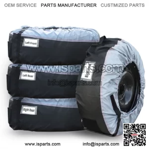 Package Of 4 Gray With Black Handle 600D For 22??-31?? Tyre Bags Tyre