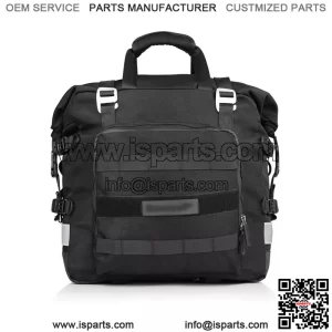 Motorcycle Side Pannier Bag Waterproof Quick Release Saddle Bag Black