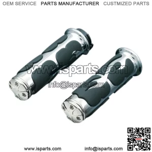 Kuryakyn Flame ISO Grips For Metric Cruiser