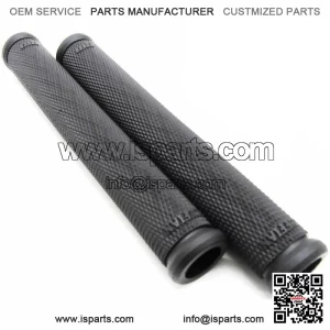 8" Rubber Snowmobile Grips -BLACK- Cat Yamaha