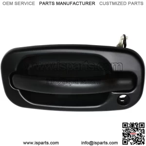 Exterior Door Handle For 99-2006 Chevrolet Silverado 1500 Front LH Smooth Black (For: More than one vehicle)