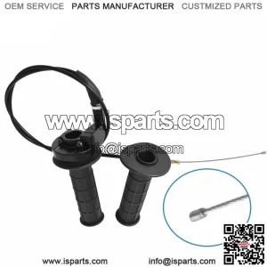 TWIST THROTTLE HAND GRIPS CABLE CLAMP FOR COLEMAN CT100U CT200U TRAIL 200 196CC