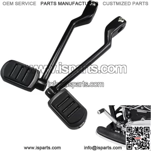 Heel Toe Shift Pegs, Front and rear Levers w/Shifter Pegs for Harley Davidson 1986-2017 FL Softail, 1988-2023 Road King Road Glide Street Glide Electra Glide and 2008-later Trike models,Black