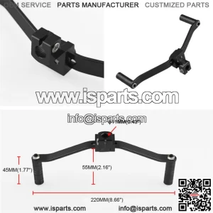 Dual Way Gear Shift Lever Shifter Replacement Part for Motorcycle Dirt Pit Bike (For: More than one vehicle)