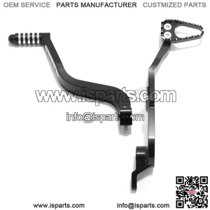 CNC Aluminum Gear Shift Lever & Rear Brake Pedal for Suzuki Quadracer 450 LT-R 450 2006-2009