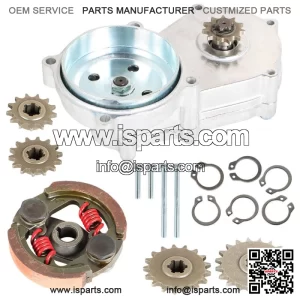Transmission Gear Reduction Box Clutch Replace for 47cc 49cc 2-stroke 13T 14T