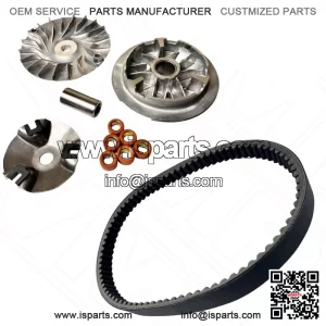 Drive Belt & Variator Pulley Roller Kit For Yamaha N-MAX NMAX 125 GPD125 14-20