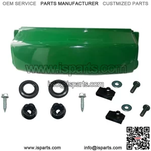Bumper Replaces AM128998 Fits John Deere LT133 LT155 LT166 LT150 LT160 LT170 LT180 LT190 W/Mounting Hardware & Hinge Bushing Kit